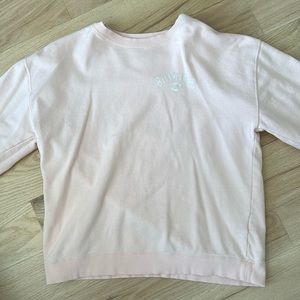 Billabong Sweatshirt (very pale pink)